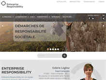 Tablet Screenshot of enterprise-responsibility.com